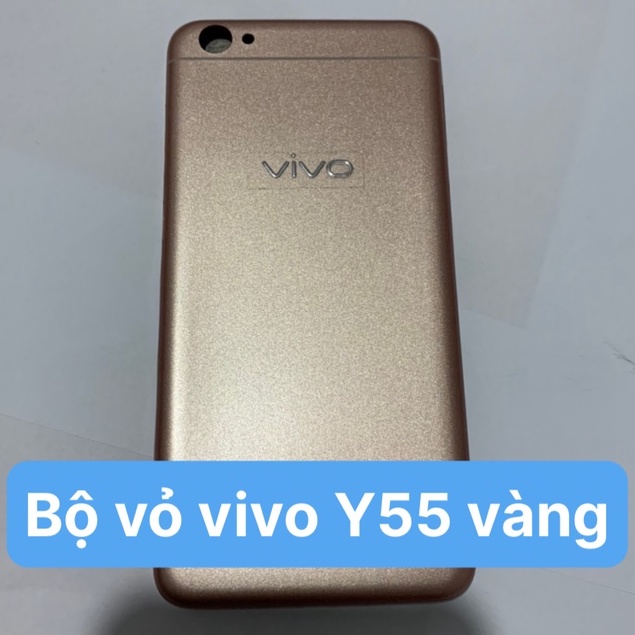 Vỏ vivo full bộ - Y55 / Y55s / 1610 - gồm lưng, sườn, phím nguồn và phím âm lượng