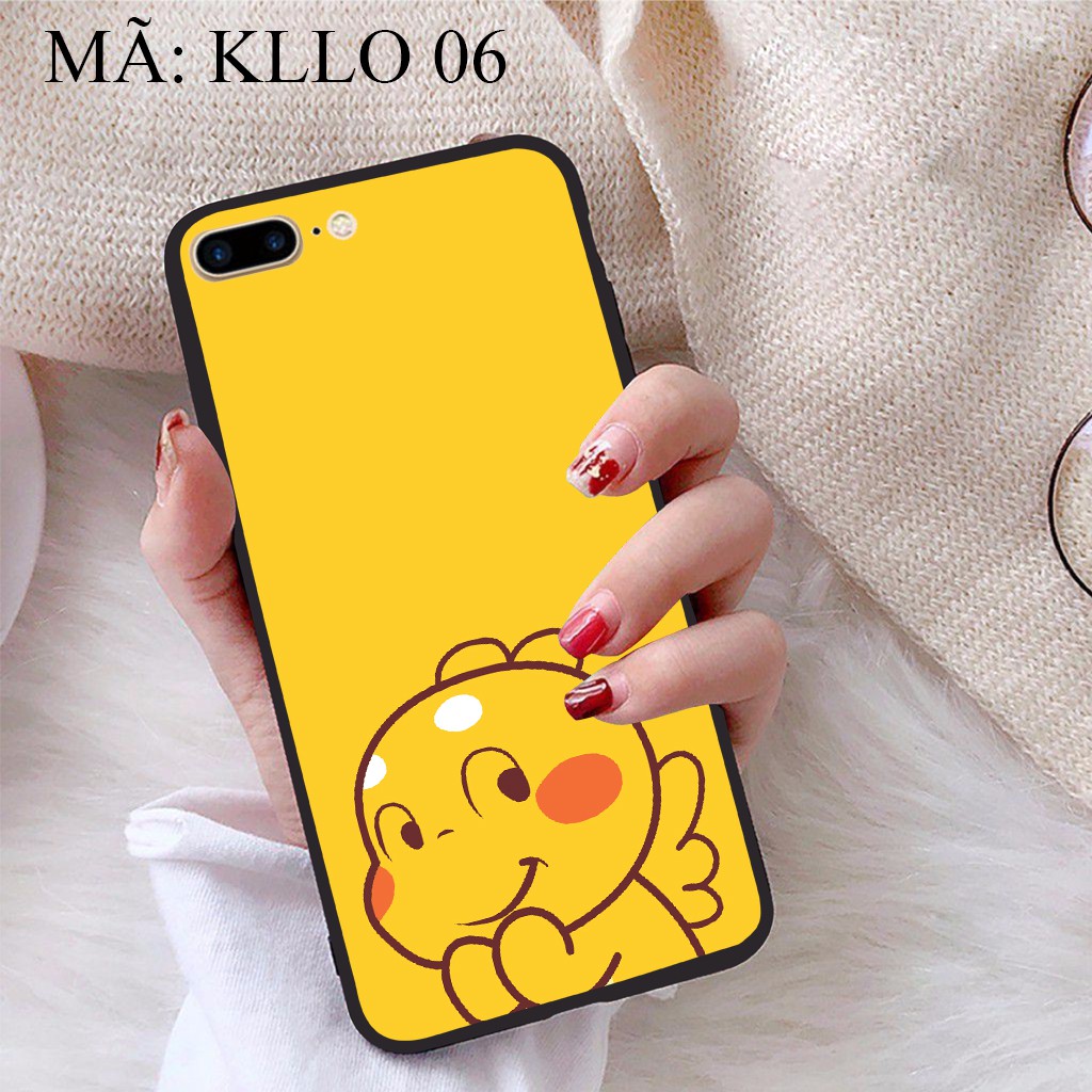 Ốp lưng iPhone 7 Plus viền dẻo TPU BST Khủng Long Lai Ong