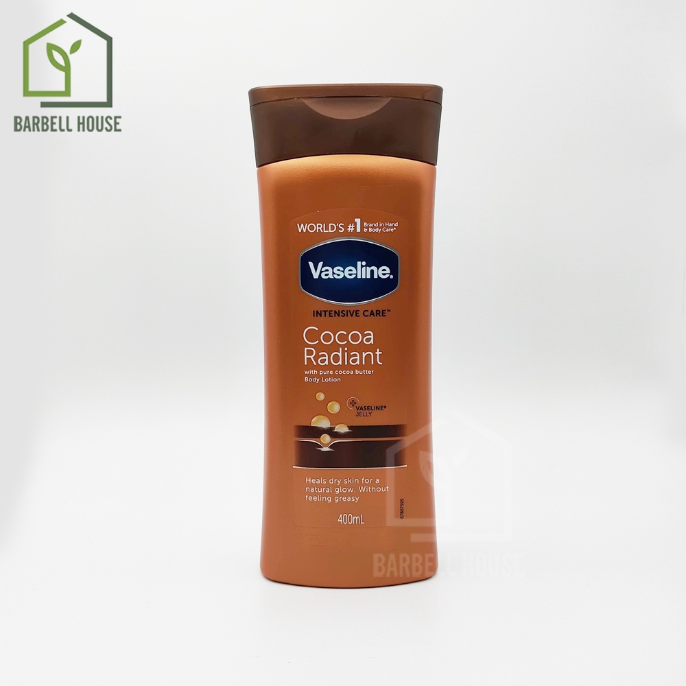 Dưỡng thể Vaseline Cocoa Radiant UK - siêu mềm mịn, dưỡng ẩm, da căng bóng 400ml