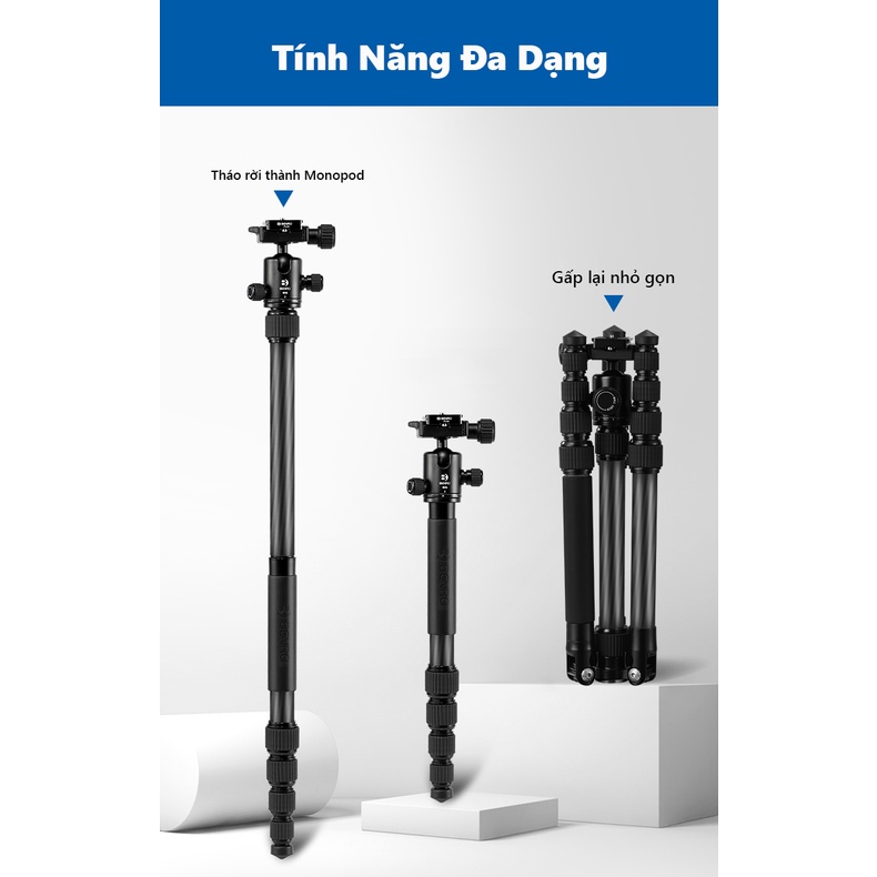 Chân máy ảnh Benro Carbon - Chính Hãng Benro