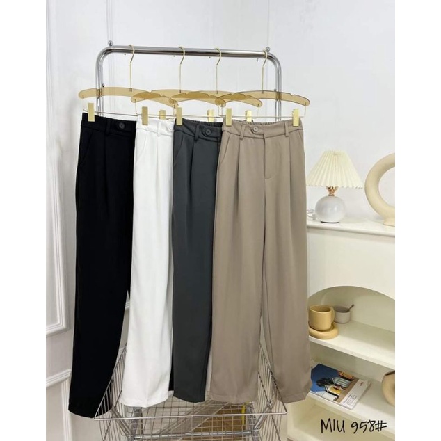 Quần vải cạp chun sau hàng QCL1