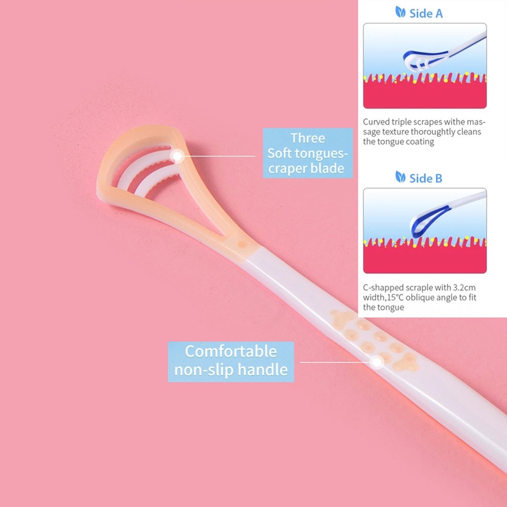 Dụng Cụ Cạo Lưỡi Bằng Silicone Tiện Dụng