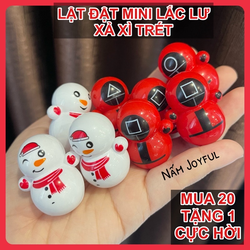 &lt;Giá Gốc&gt; Lật Đật Mini dễ thương nhiều phiên bản Noel,Squid Game,Hello Kitty..