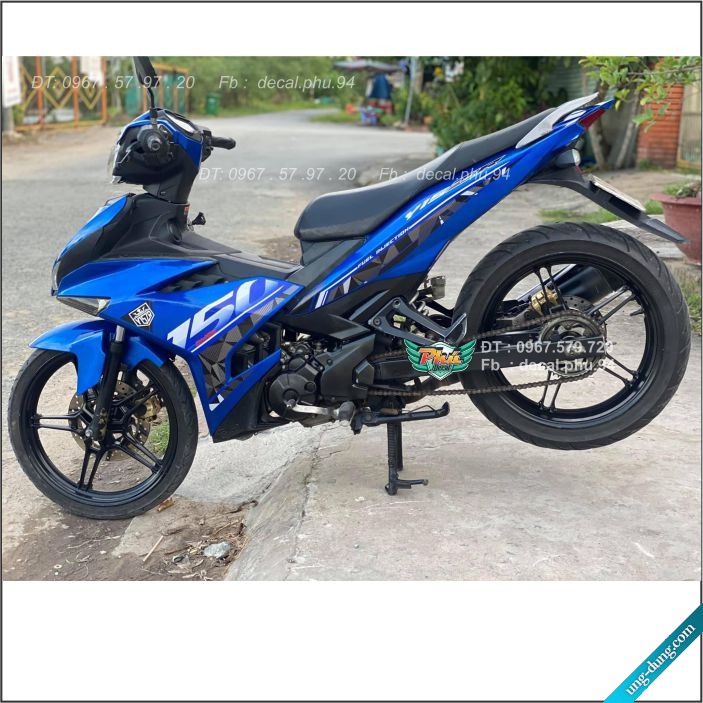 Tem Rời Exciter 150 Xanh đen Gp (V)