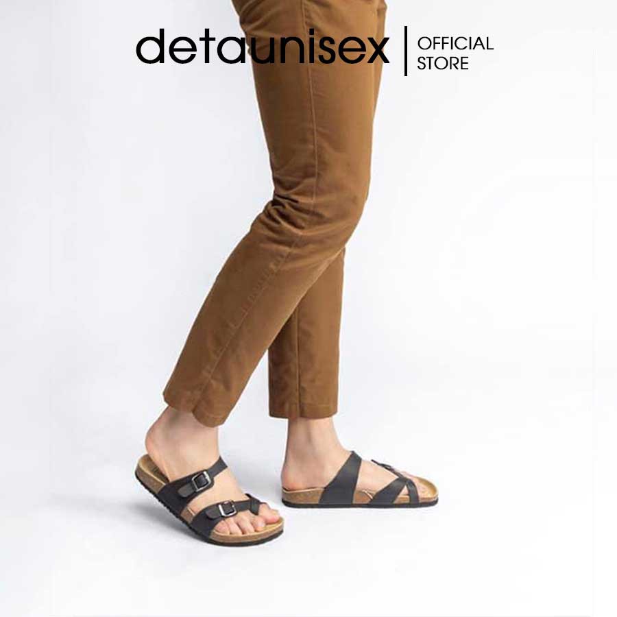 Dép nam nữ Birken Đế Trấu Unisex Xỏ Ngón DETAUNISEX - DETA22