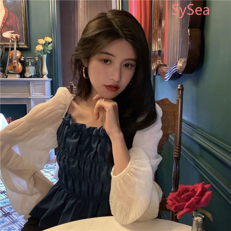 Áo Kiểu Tay Dài Thời Trang Công Sở Thanh Lịch