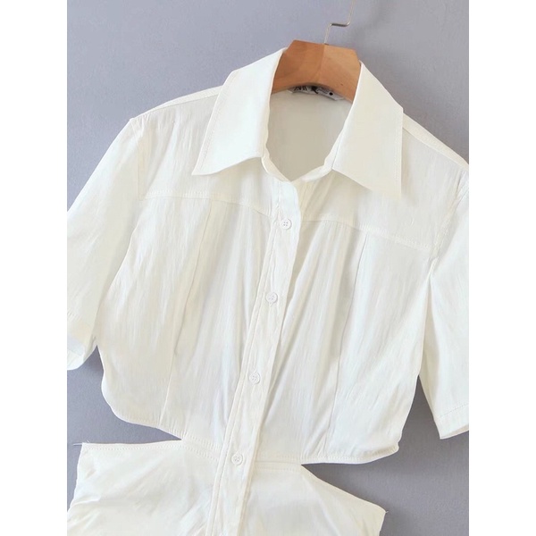 VÁY CỘC TAY CUT-OUT TQXK