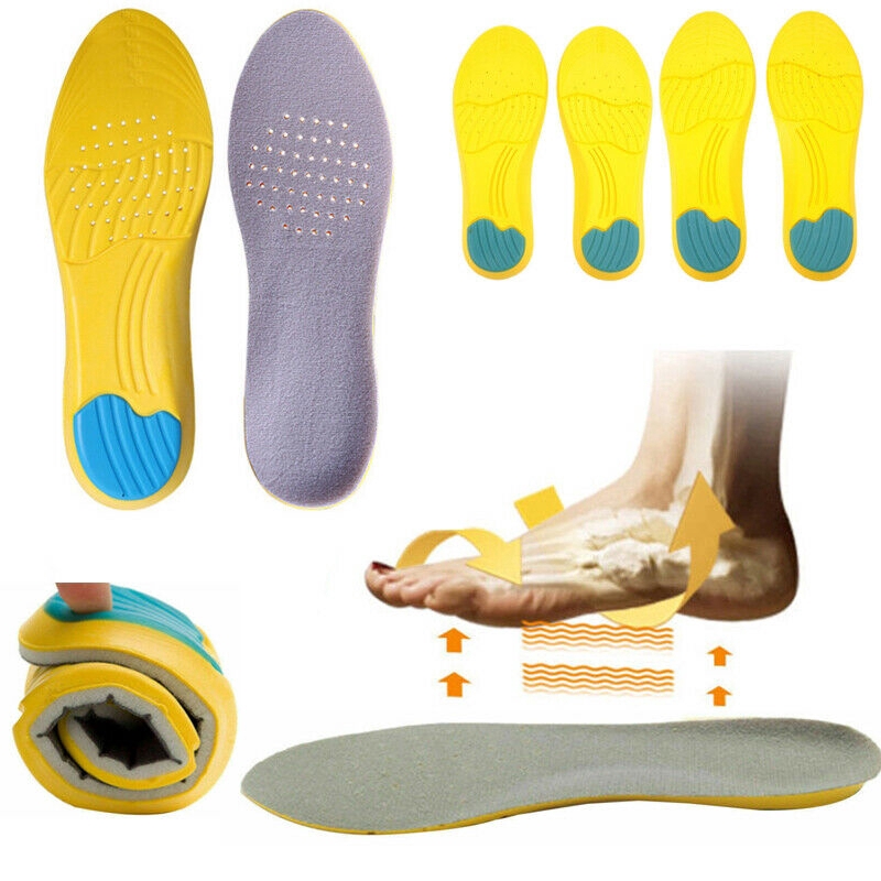 Super Memory Foam Orthotic Arch Shoe Insert Insoles Cushion Support Shoe Unisex