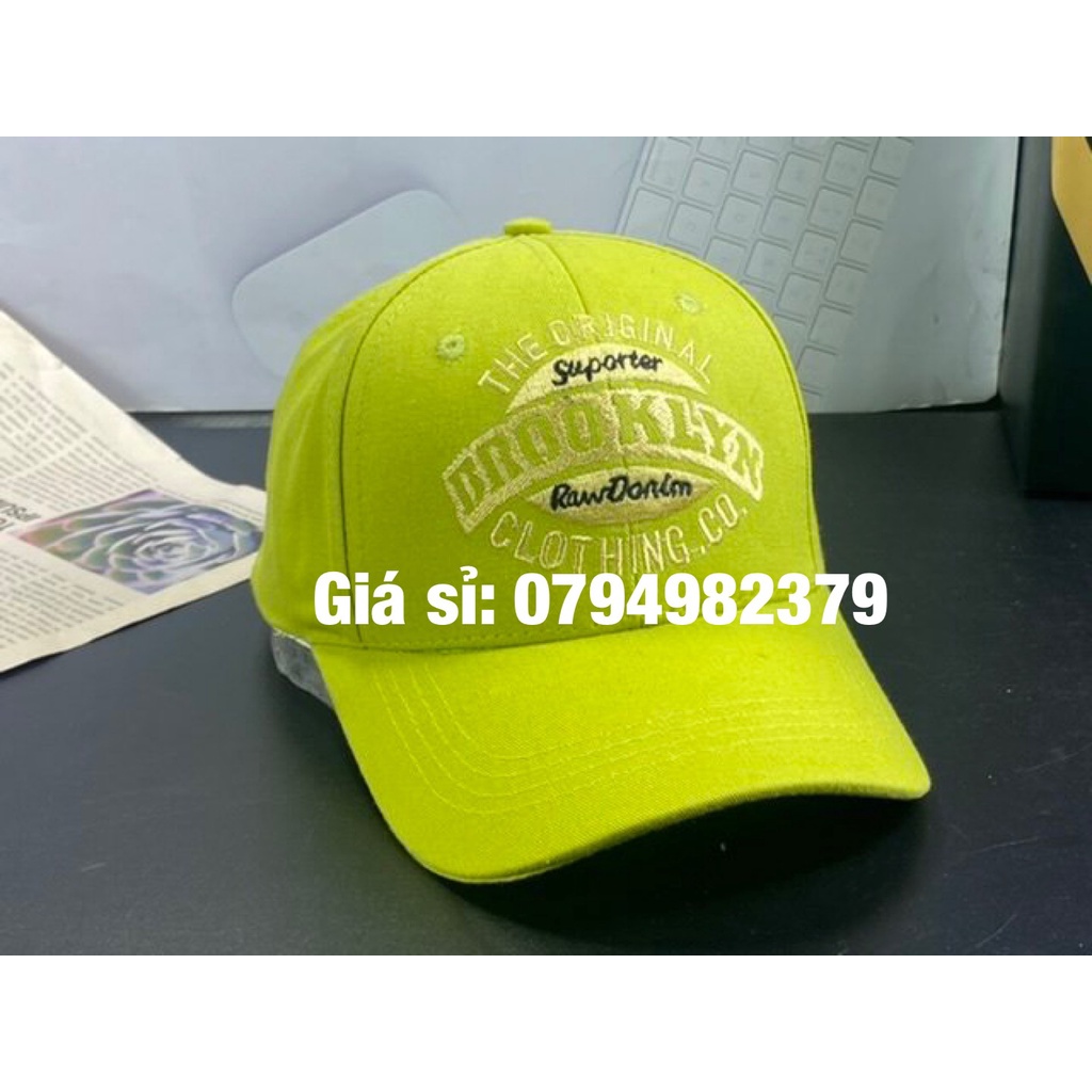 Nón kết nam nữ - Mũ kaki in BROOKLYN siêu cool ngầu - đậm chất cá tính thời trang (Cap-Nón(Most))
