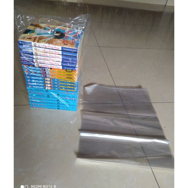 Combo 10 túi nilon bọc 20 quyển conan