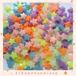 Hạt nhựa sao dạ quang phát sáng trong bóng tối - strawpeach1306