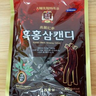 kẹo hắc sâm hàn quốc túi 300g