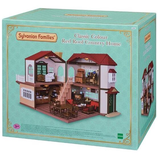 Đồ Chơi Sylvanian Families Căn Nhà Mái Đỏ Cổ Điển Phiên Bản Đặc Biệt Classic Red Roof Country Home Special Edition