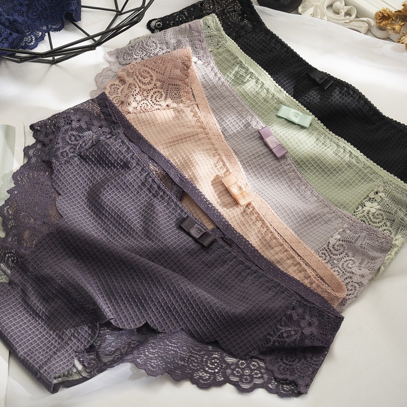 Quần Lót Nữ Ren ❤️FREESHIP❤️ Quần Lót Nữ Đúc Su phối ren sexy quyến rũ tôn dáng mã 2212 | BigBuy360 - bigbuy360.vn