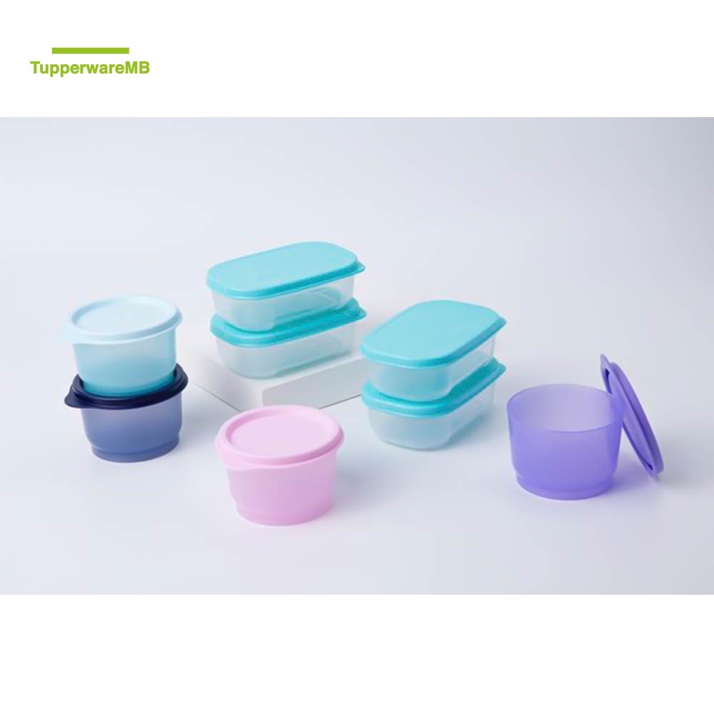 Bộ 8 hộp Mini Cutie TUPPERWARE tiện dụng lưu trữ thực phẩm nhỏ gọn đa năng