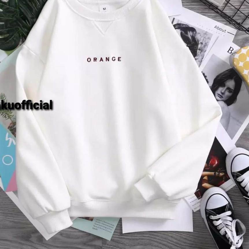 ❀ Đảo ngược (9,9!!) ❀ Sweater OBNLONG Áo khoác lông cừu dày màu cam cho nữ!!!