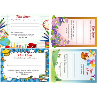 Thư khen mini A6 (80 thư/set)