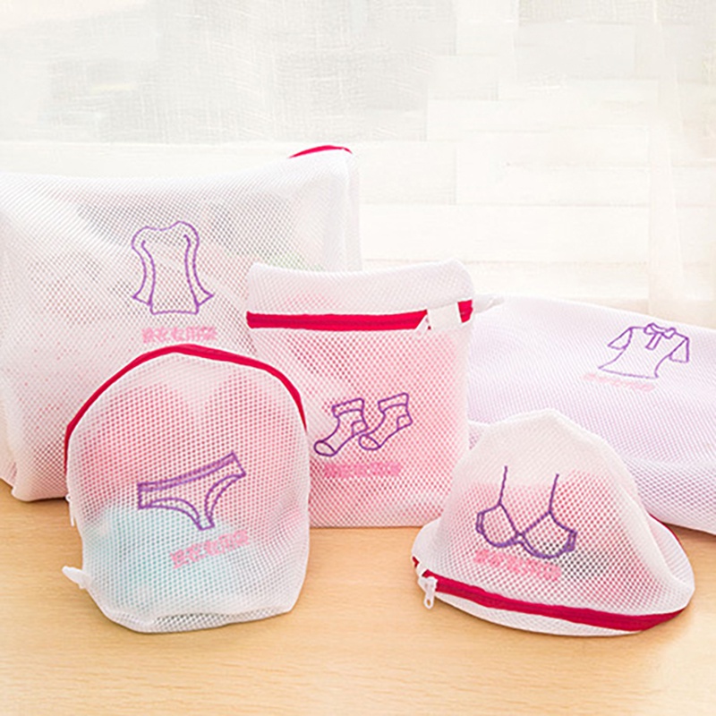 Túi hai lớp dày đựng và bảo vệ đồ lót cho vào máy giặt ủi