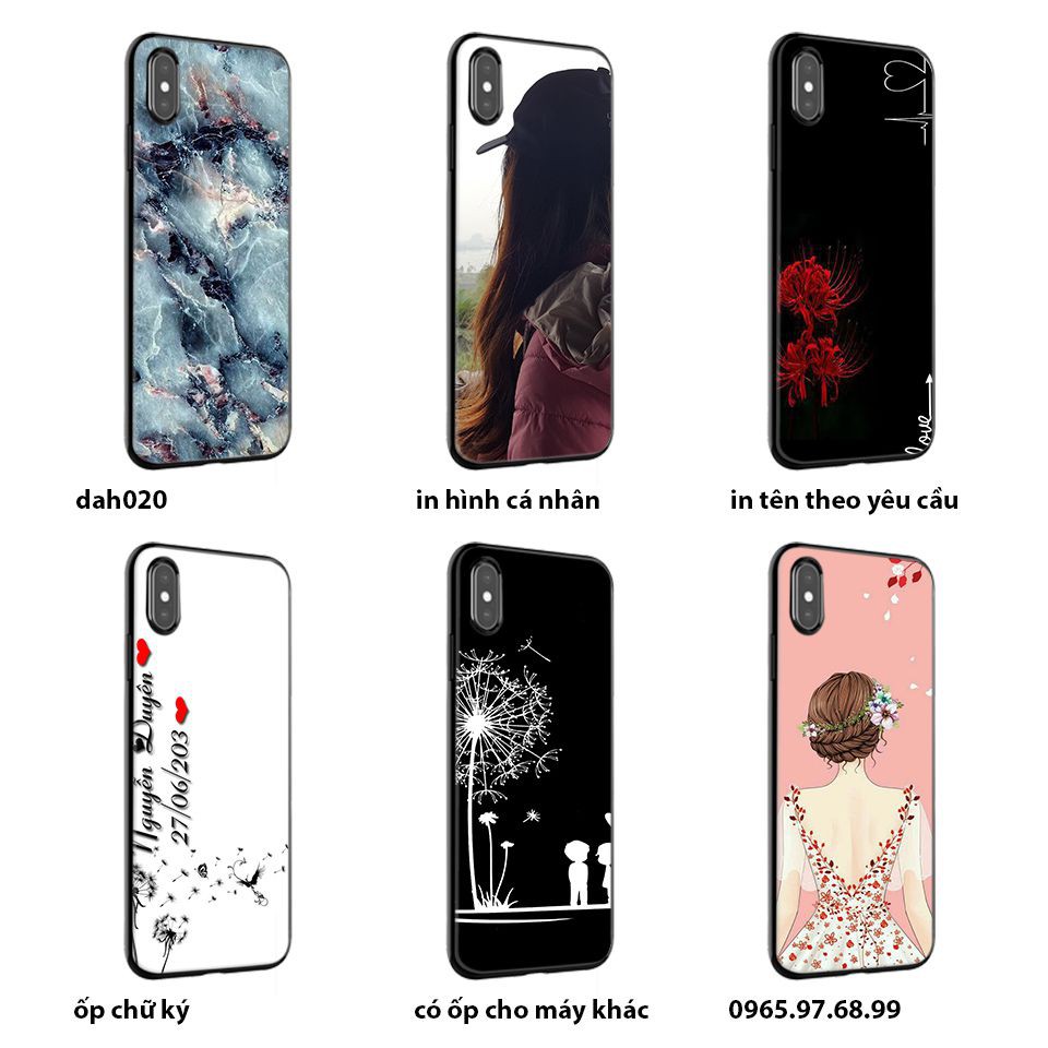 Miếng dán skin iPhone X - XS - XSmax in hình vân đá theo yêu cầu