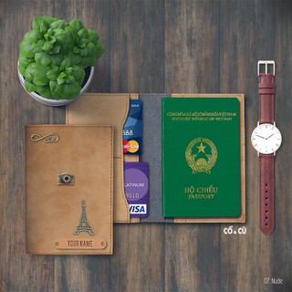 Bao da hộ chiếu màu NUDE + hơn 20 màu khác