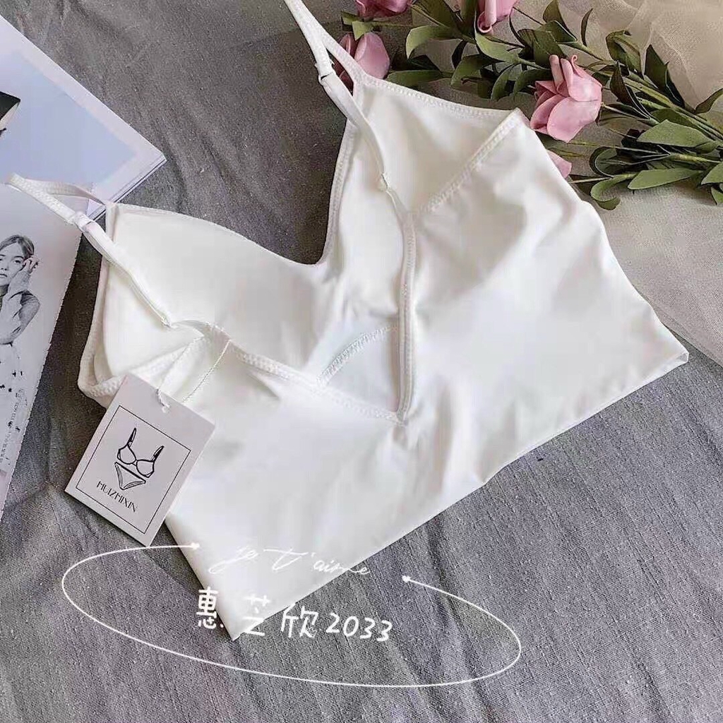 Áo bra chất su lạnh lưng chữ V ms 2033