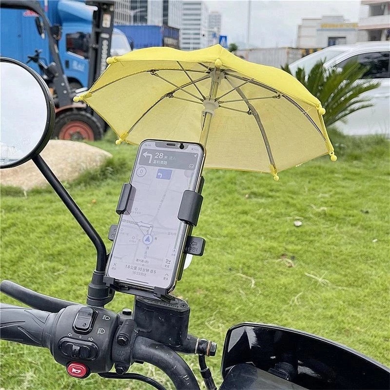Giá Đỡ Dù Che Nắng Mưa Chống Gió Tự Động Tiện Dụng Gắn Xe Máy/Xe Đạp