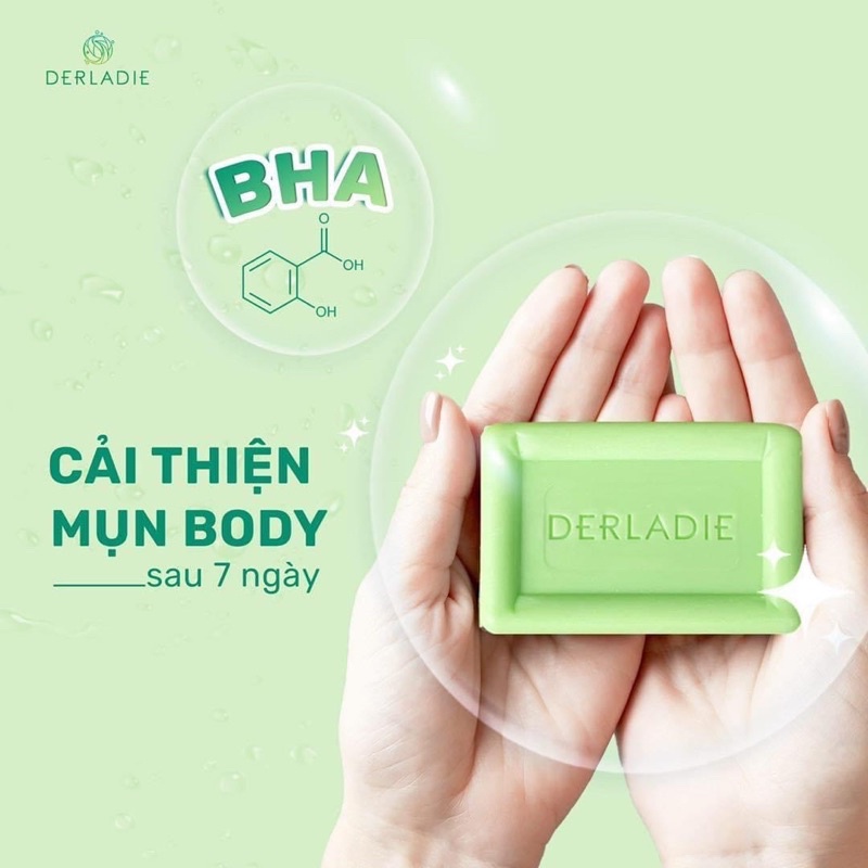 SOAP TẮM GIẢM MỤN BODY DERLADIE HIỆU QUẢ SAU 14 NGÀY SỬ DỤNG