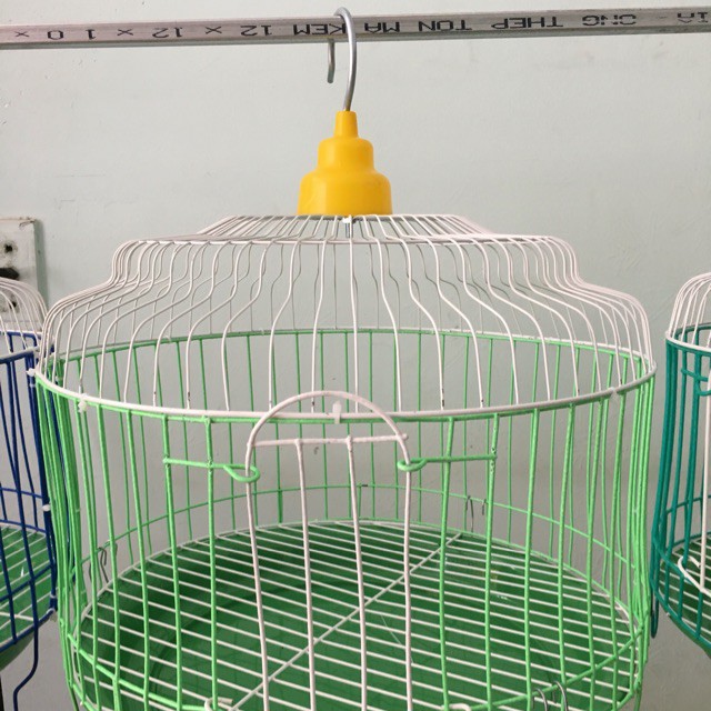 Lồng chim cu gáy tròn sơn tĩnh điện  30x35 cm