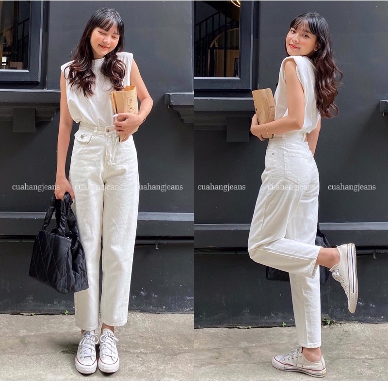 [ẢNH THẬT/Video]Quần baggy Jean dáng mơi chất đẹp phong cách trẻ trung Quần bò baggy dễ phối đồ