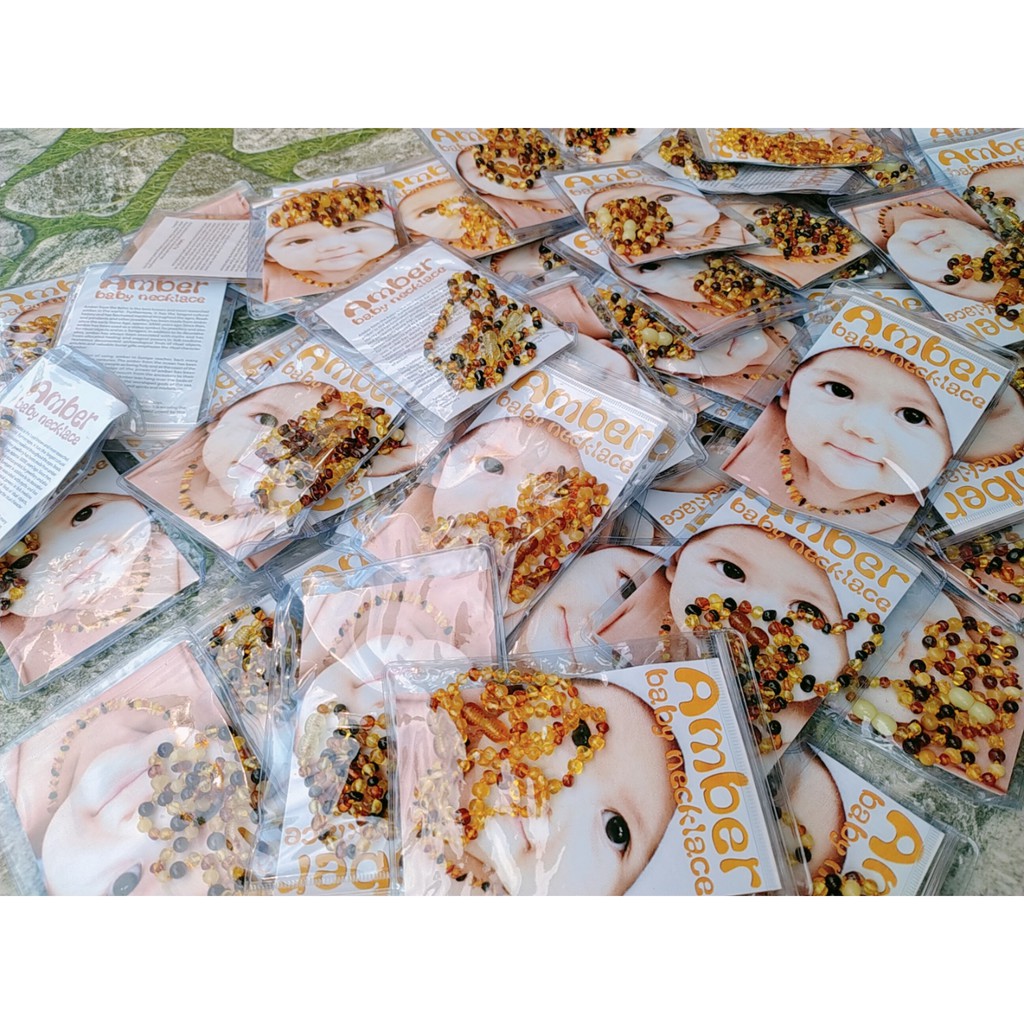Bộ Amber tốt cho trẻ em (cả vòng tay+ cổ) màu vàng nâu tốt cho sức khỏe mẫu hot hiện nay, đủ các mẫu mã