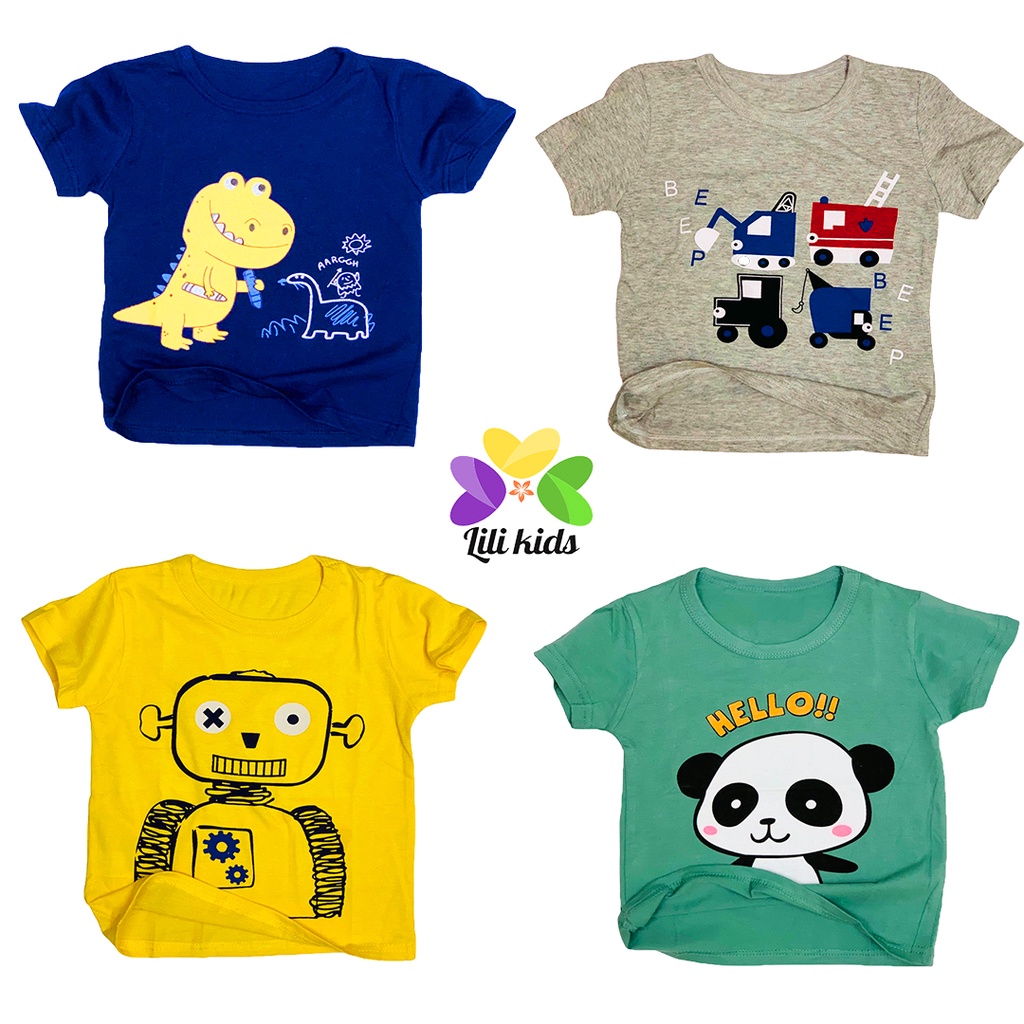 áo bé trai áo phông cho bé in hình vui nhộn cho bé trai bé gái áo thun chất cotton hàng đẹp lili.kids AP01