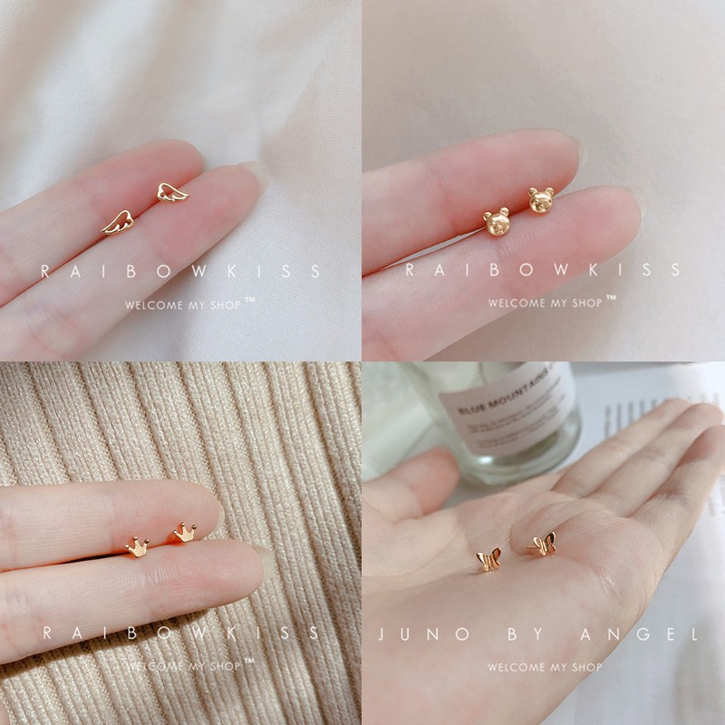 Bông Tai Mini Xinh Xắn Theo Phong Cách Hàn Quốc C174