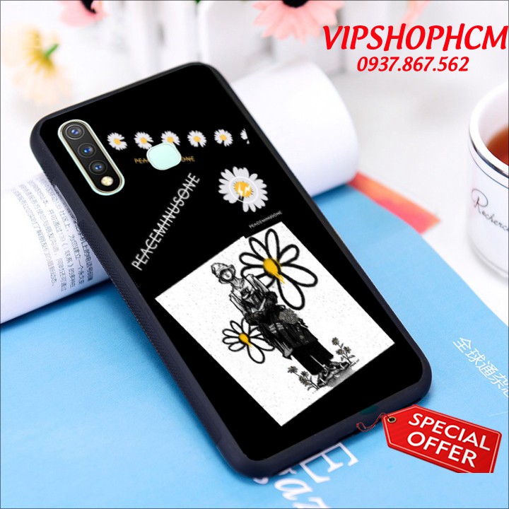 Ốp lưng ViVo Y12/ Y15/ Y17/ U10/ Y19 BST Hoa Cúc - viền Silicon dẻo