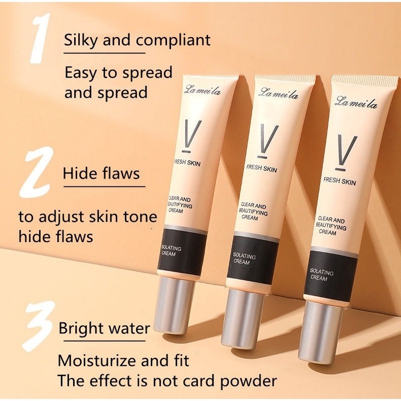 Kem Lót Che Khuyết Điểm Trong Suốt Dưỡng Ẩm Vô Hình Lỗ Chân Lông Lâu Trôi Cho Nữ