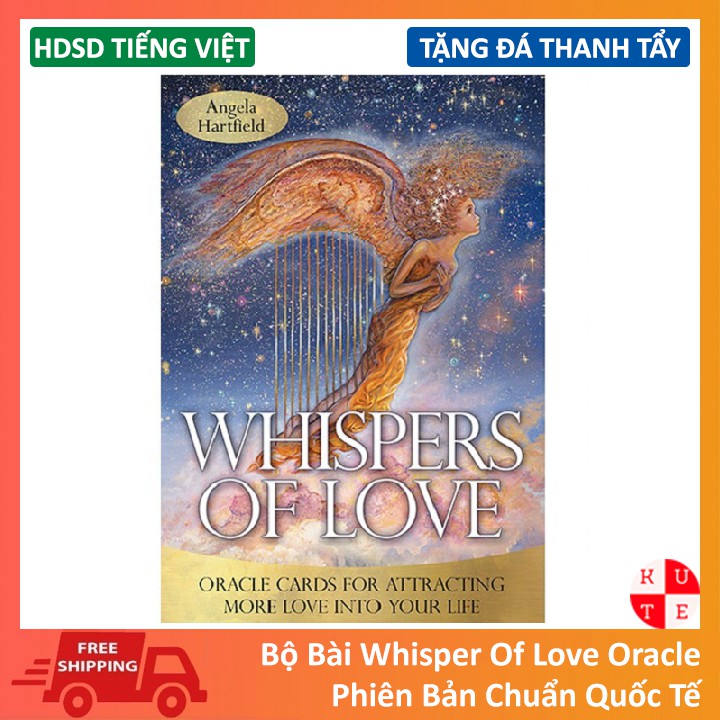 Bài Oracle Whispers Of Love 50 Lá Bài Tặng Hướng Dẫn Tiếng Việt Và Đá Thanh Tẩy