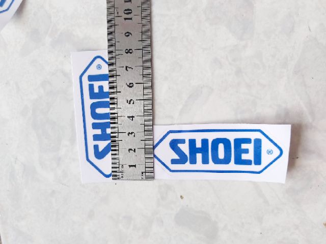 Tem Sticker Logo Shoei Dán Xe, Nón Giá Rẻ