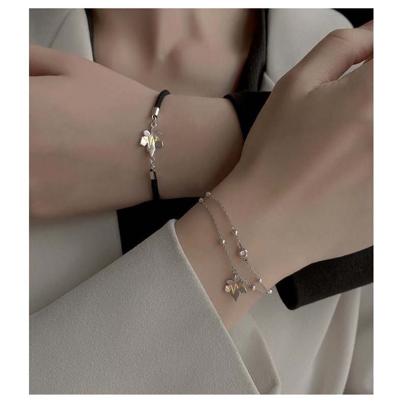 Vòng Đeo Tay Lá Phong Quà Tặng Ngày Lễ Tình Nhân ins wind niche senior