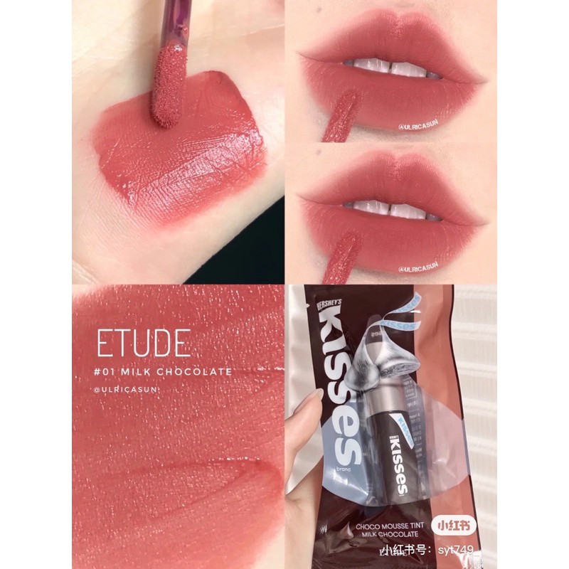 ( BILL ẢNH CUỐI ) SON ETUDE x KISSES CHOCO MOUSSE TINT