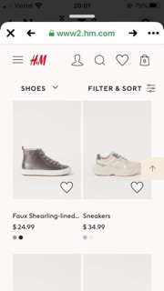 Giày HM sz 36 new