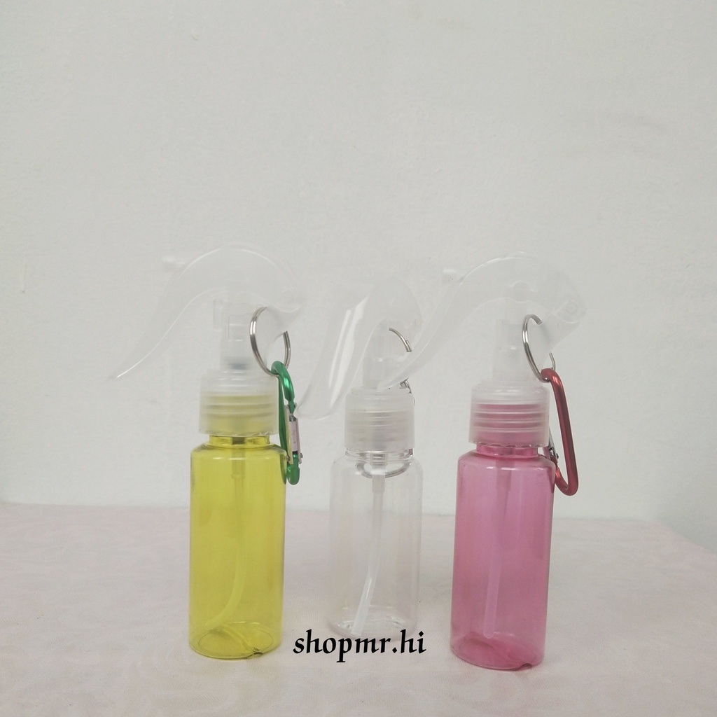 Chai xịt Móc khoá mini- Bình phun sương / chứa dung dịch cồn sát khuẩn màu ngẫu nhiên
