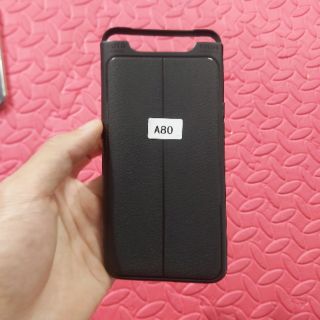 Ốp lưng dẻo vân da Auto Focus cho galaxu A80 /a90