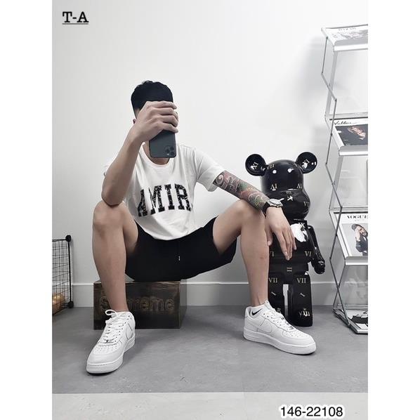 Bộ đồ nam In Chữ Ami - Bộ nam Chất cotton Cao Cấp