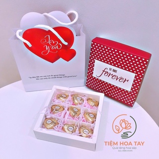 Set quà Valentine kẹo Socola 9 viên