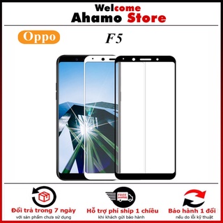 Kính Cường Lực Oppo F5 / F7 / F9 Full Màn 9D -  Trong Suốt Siêu Xịn [FM]