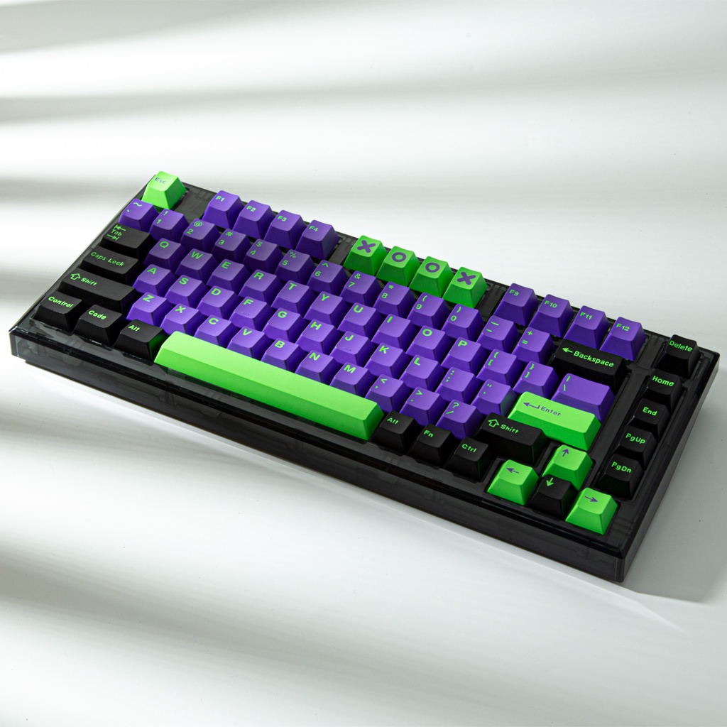 173Keys ABS Cherry Profile Keycaps Kit, Double Shot Molding, Tương thích với Gateron Kailh Cherry MX Switch và Bàn phím cơ ANSI & ISO Layout