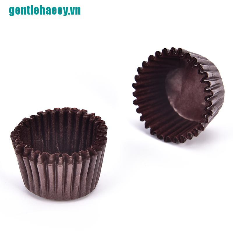 Ee☌Set 500 Giấy Lót Bánh Cupcake Nhiều Màu Sắc Tiện Dụng