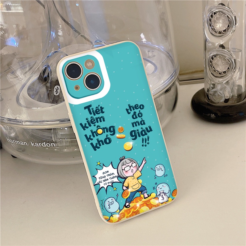 Ốp lưng iPhone 11 câu nói cá tính * tiết kiệm không khó * từ ip 6/7/8 6plus/7plus/11pro/12/12promax 12