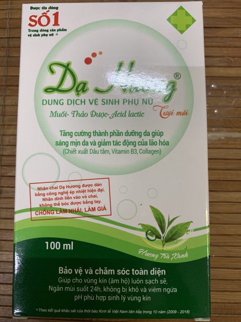 Dung Dịch Vệ Sinh Phụ Nữ Dạ Hương 100ml