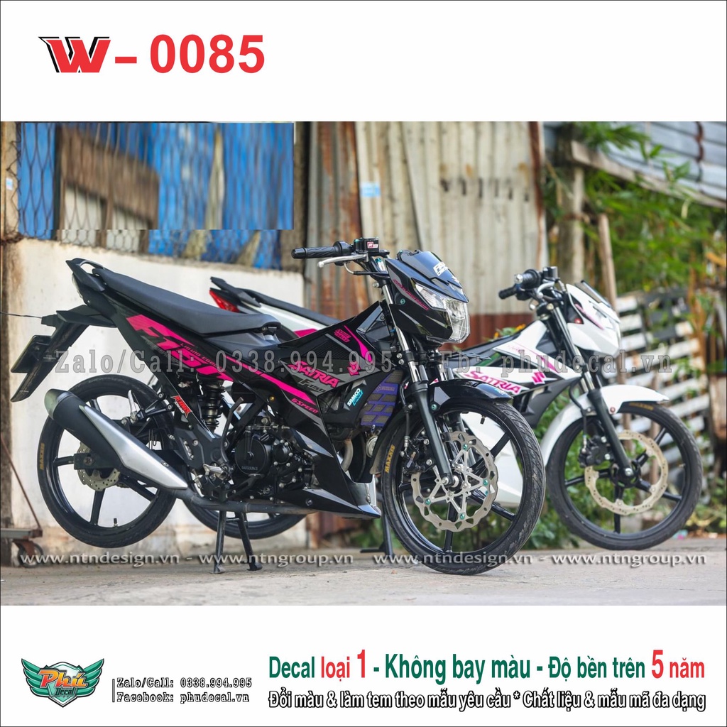 Tem Rời Satria đen hồng đẹp (15)