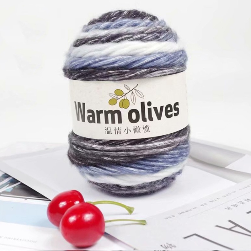 Cuộn Len Sợi To Đan Móc Nhiều Màu Sắc 100g